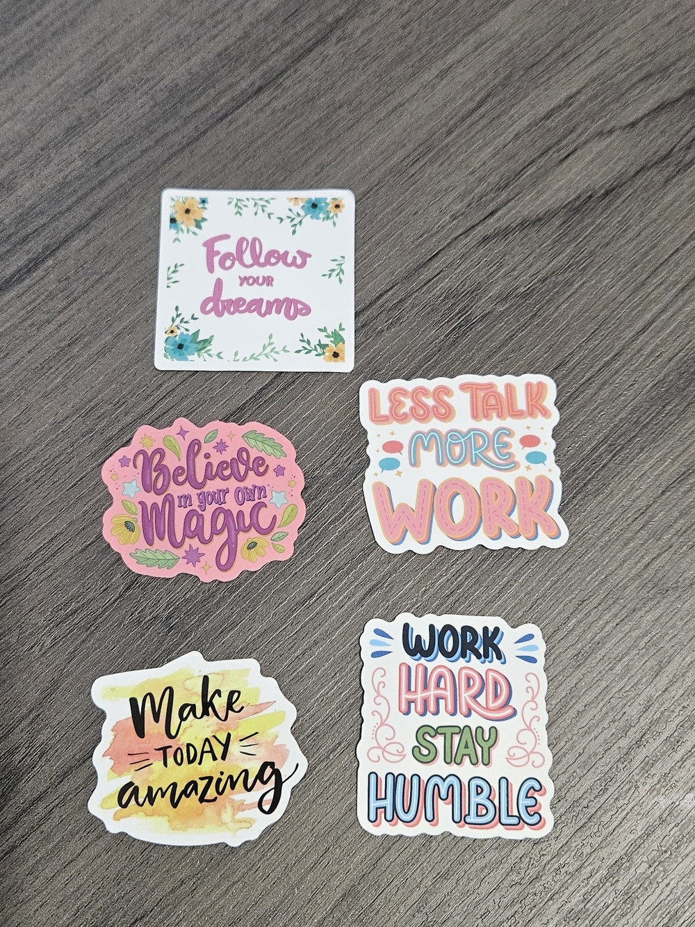 Daily Inspiration Pack: Vinyl Stickers for Your Routine